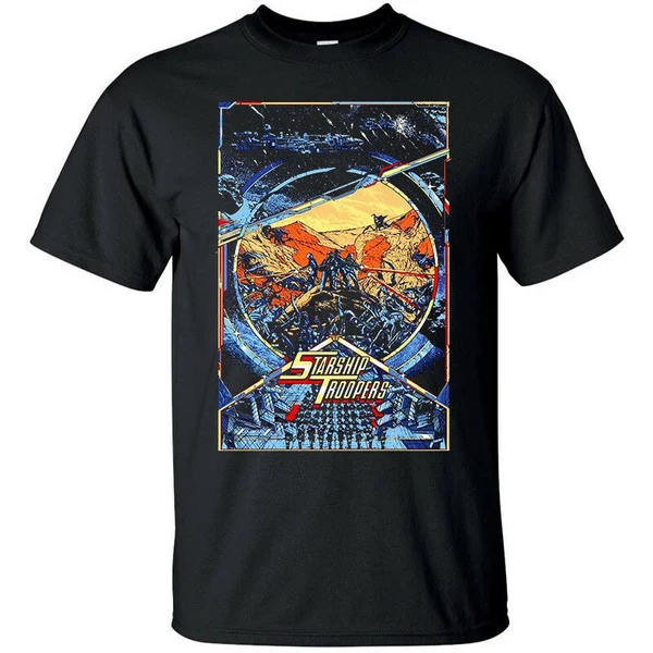 

Starship Troopers, Movie Poster (1997) T-shirt (black) Cotton Classic Fit