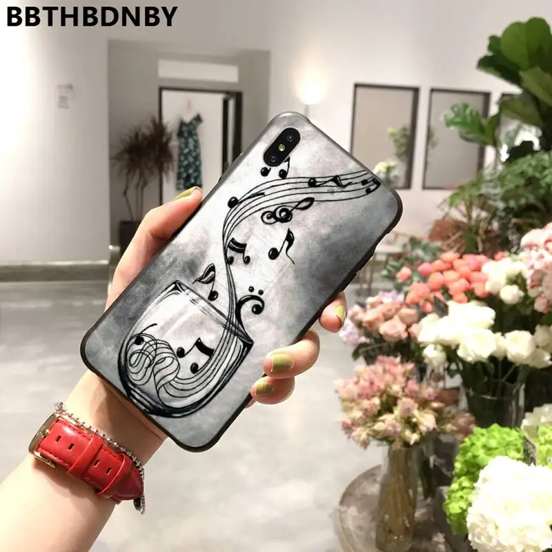 

Music Note Phone Case for iPhone 11 12 mini pro XS MAX 8 7 6 6S Plus X 5S SE 2020 XR