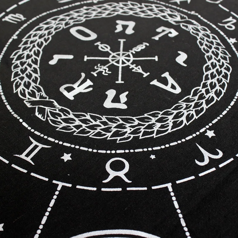 60*60 cm New Tarot table cloth cotton high-end custom fringed side brand divination tablecloth cross-border | Спорт и развлечения