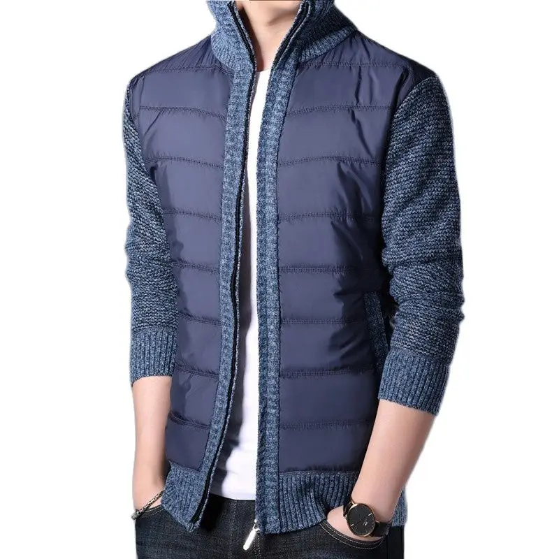 

NEW winter Men's high quality Knitted thicken Mens Coats Male Sweater Casual Keep warm Male Cardigan Sweaters Men size M-3XL
