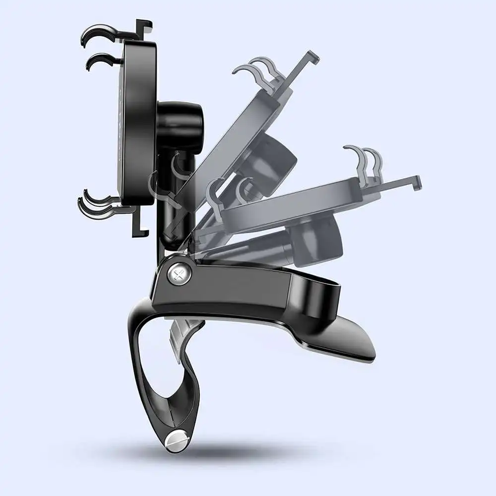 

360 Car Phone Holder Clip Car Dashboard Mount Cell Phone Holder GPS Bracket Stand Suitable For Most Mobile Phones