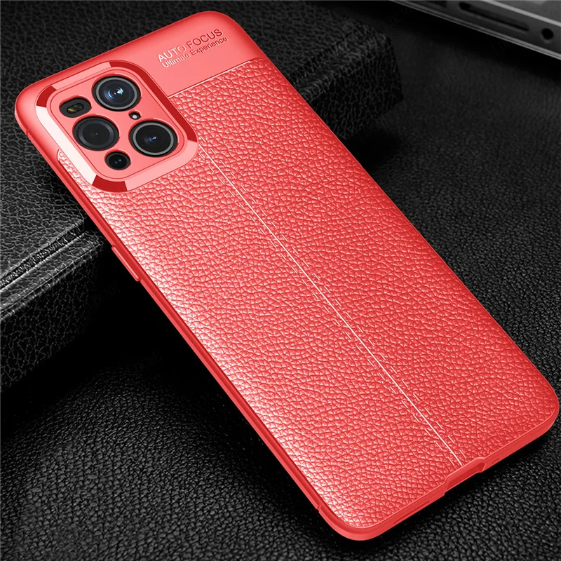 For Cover OPPO Find X3 Pro Case For Find X3 Pro Capas Back Bumper Soft Shockproof TPU Leather For Fundas Find X3 Pro Cover 6.7