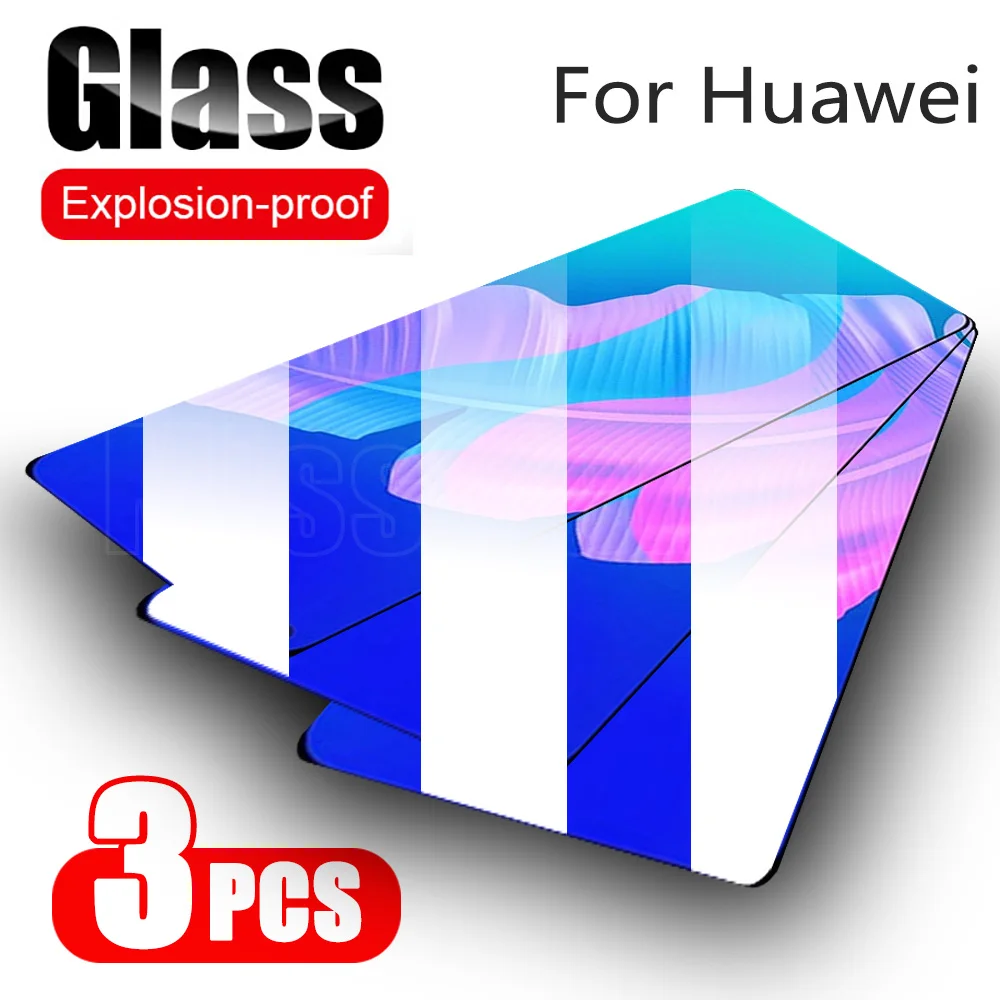 

Защитное стекло, закаленное стекло для Huawei Y7p/Y/7/p/Y7/Y6p/Y/6/Y6/p2020/Y5p/Y/5/Y5/p, пленка для экрана, 3 шт.