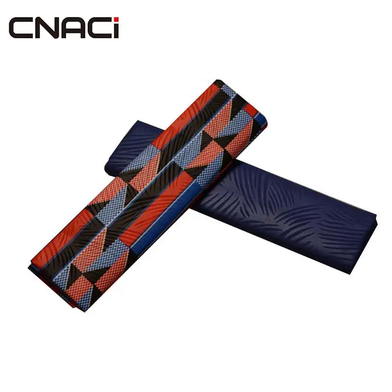 CNACI Новинка Kente Ткань Гана принт африканская ткань Анкара настоящий воск блок печать ткань 2+ 2 ярдов для женского платья