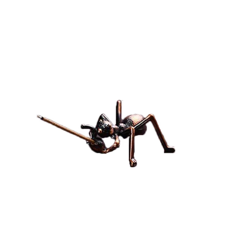 

New Creative Alloy Incense Stick Burner Holder Ant Shape Censer Plate For Candle Aromatherapy Furnace Incense Base