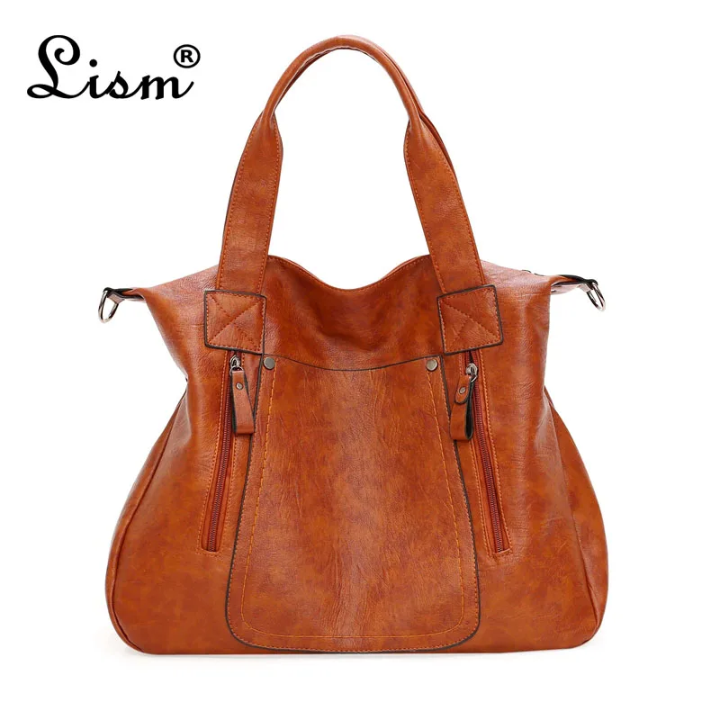 

Брендовые женские сумки LISM, роскошная Высококачественная сумка-мессенджер через плечо, дизайнерская вместительная сумка-тоут