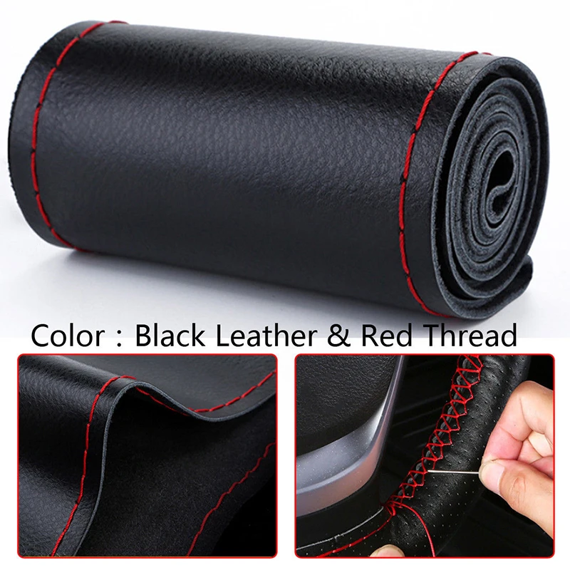 

Cover With Needles Thread For Mercedes-Benz BMW DIY 38cm Replaces High Quality Steering Wheel