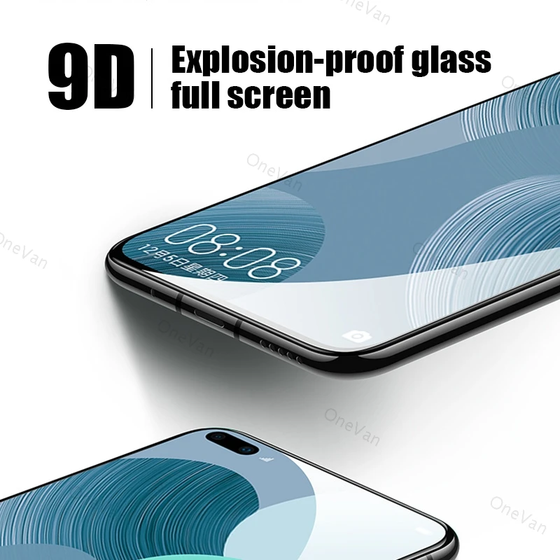 Защитное стекло 9D для Huawei Nova 7 7SE 7i Pro 6 6SE жесткое закаленное 5 5T 5i 5SE|Защитные стёкла