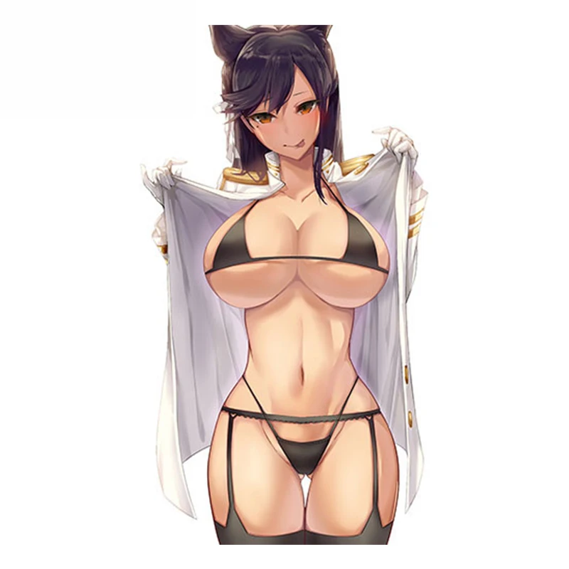 

Dawasaru Car Styling Super Sexy Beauty Azur Lane Atago Anime Window Decal 3D Car Sticker Occlusion Scratch Accessories,13cm