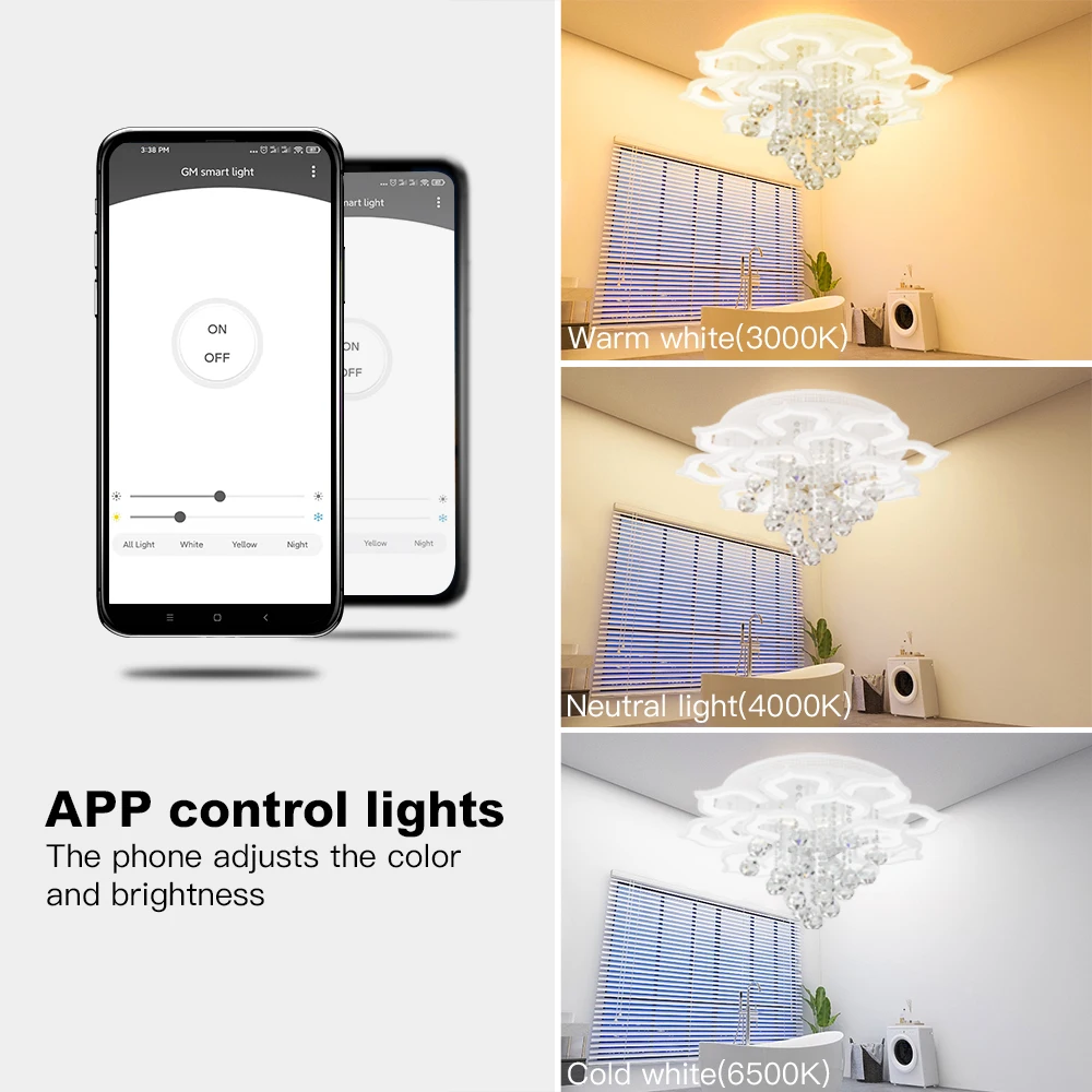 Светильник для гостиной простой современный светодиодный креативный Лепесток