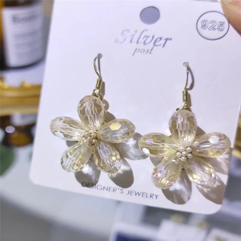 

Temperament 925 Silver Needle Earrings Women Small Simple Atmosphere Female Fashion all-match Ear Hoop Earring Personality