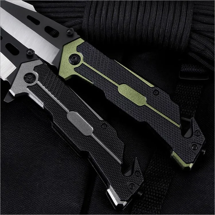 Цветной складной нож портативный уличный для кемпинга выживания высокая