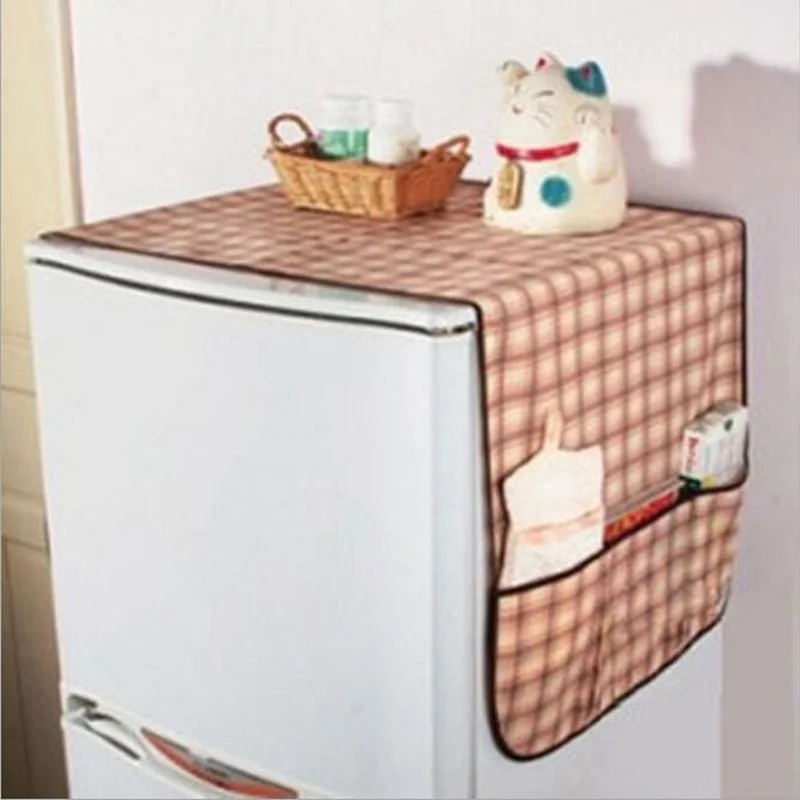 

1PC Multifunctional Refrigerator Dust Cover with Storage Hanging Bag