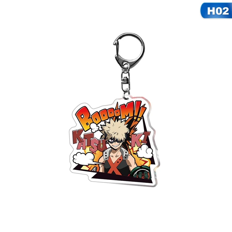 

Fashion Anime My hero College keychain Acrylic Key Chain for Women Accessories Cute Bag Pendant Key Ring Jewelry