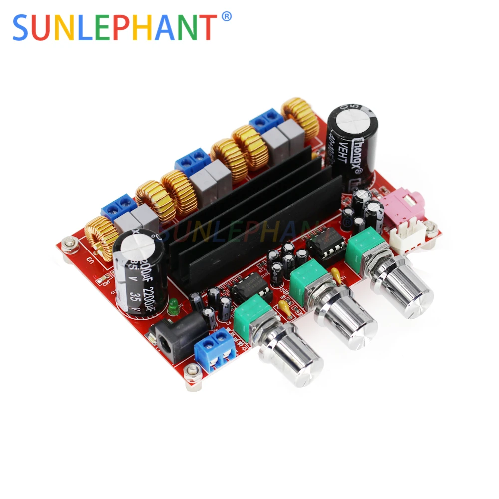 

Цифровой усилитель сабвуфера TPA3116D2, планшетовая плата, Φ 2x50W 100W, 2,1 канальный цифровой усилитель мощности для самостоятельной сборки звука