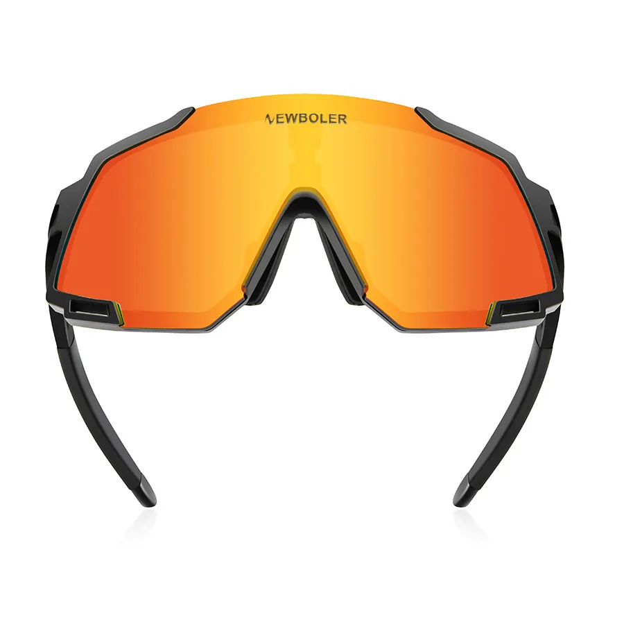 NEWBOLER Polarized 5 Lens Cycling Sunglasses UV400 Mountain Road Bike Eyewear Outdoor Sport Cycling Glasses Bicycle Goggles
