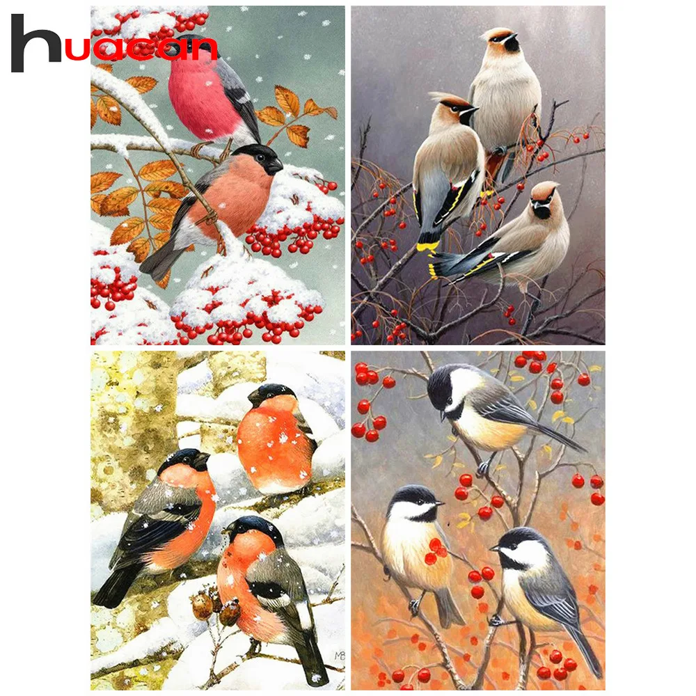 Huacan DIY новая Алмазная вышивка фотокартина с квадратными/круглыми камнями