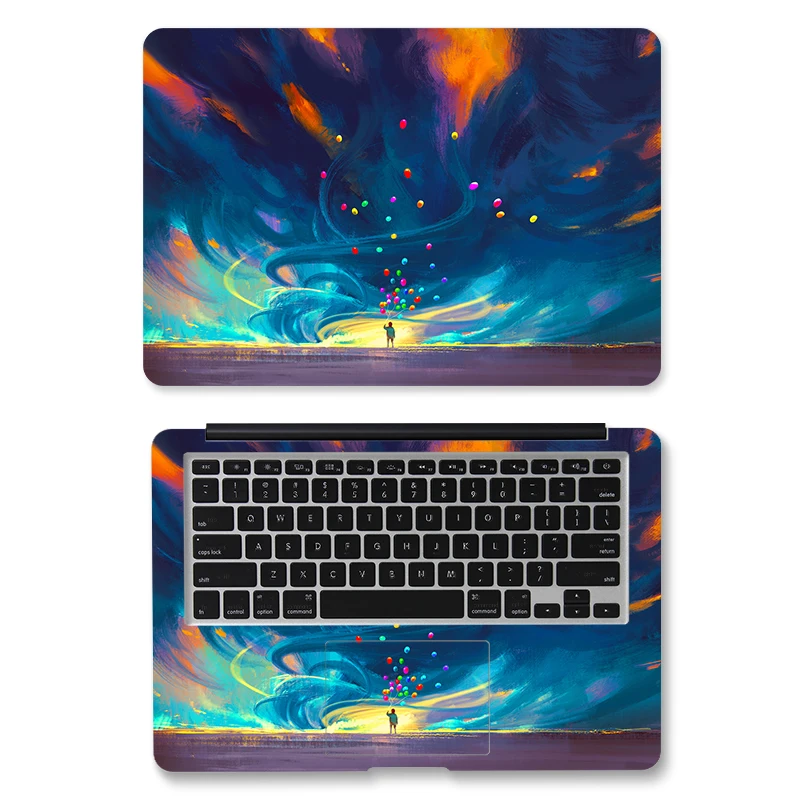 

Fashion professional Sticker Laptop Skin Sticker Art Decal Watercolor Cover Double Sided 12/13/14/15/17-inch Laptop Decoration