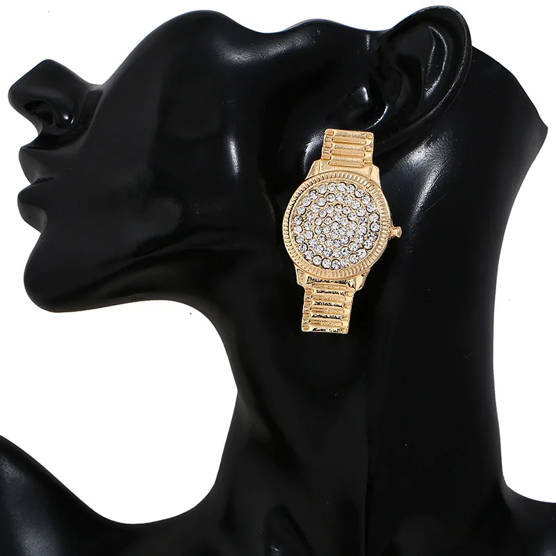 Уникальный дизайн простой Роскошная обувь с украшением в виде кристаллов часы