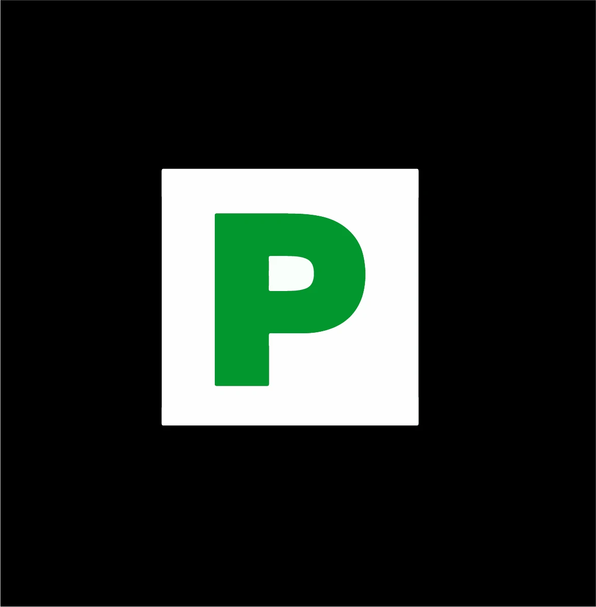 

2x P Plate Stickers - DVLA Legal Size - Passed - Self Adhesive Sticker