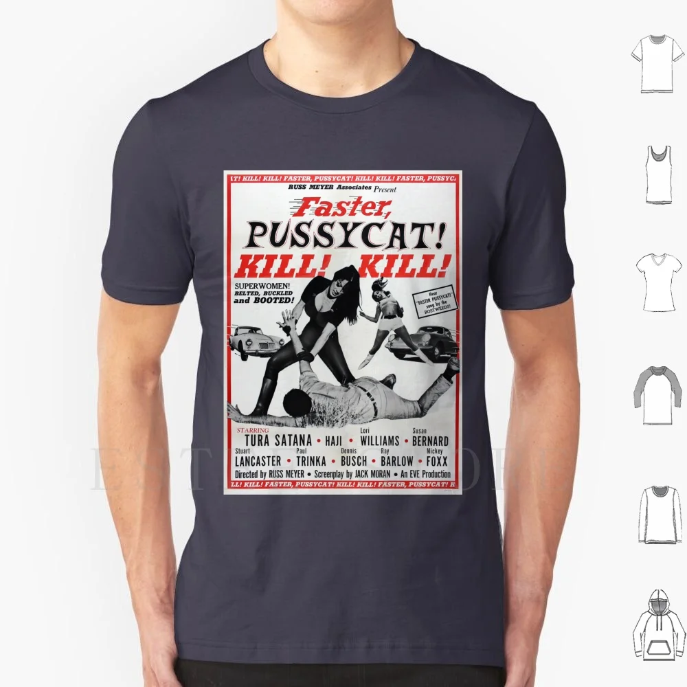 

Более быстрый фильм Pussycat Kill 1966, постер, художественные плакаты, винтажные постеры, футболки, принты, сумки, мужские, женские, мужские футболки из хлопка