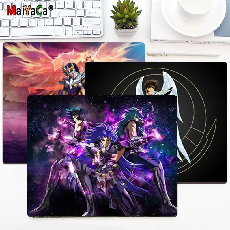 

MaiYaCa In Stocked Saint Seiya Silicone Pad to Mouse Game Smooth Writing Pad Desktops Mate gaming mouse pad