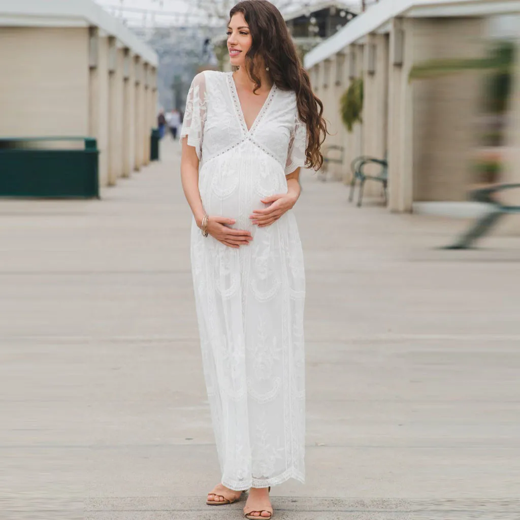 Платье для беременных женщин Pregnants Сексуальная фотография Реквизит с коротким