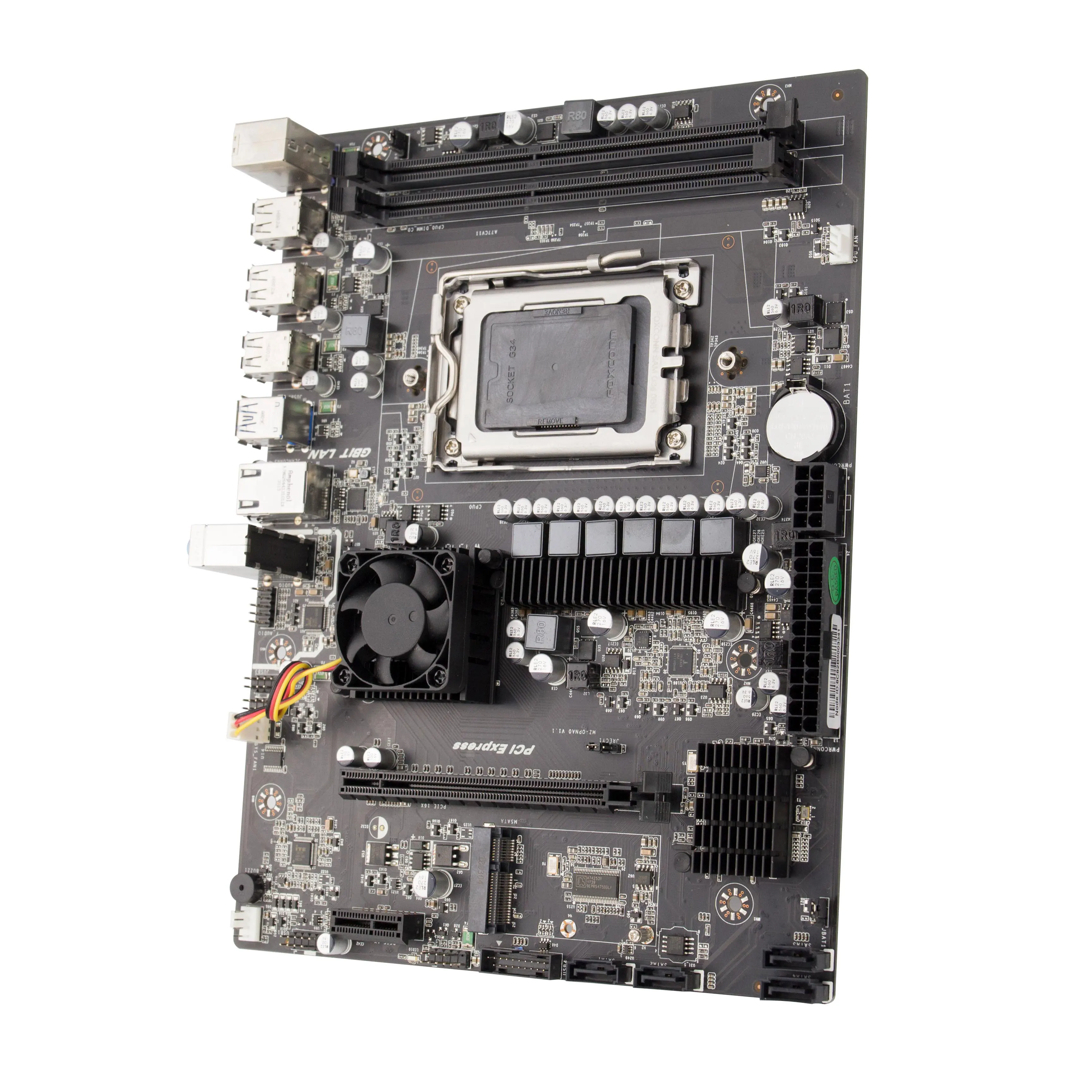 X89 AMD 970 чипсет материнской платы с двухканальным разъемом DDR3 SATA2 mSATA поддержка AMD G34 сокет процессора