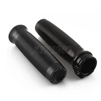motorcycle black aluminum custom handlebar grips hand grip for harley sportster xl1200 883 forty eight softail dyna touring