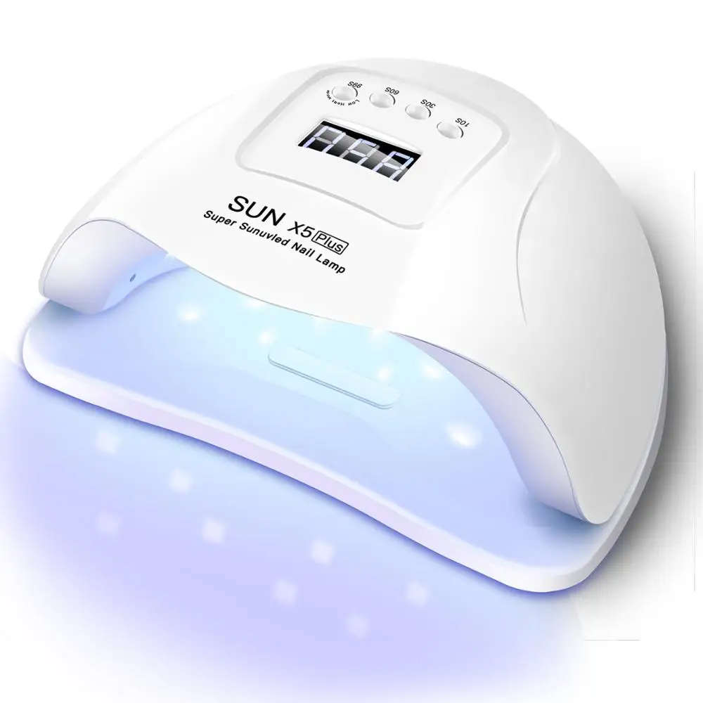 150 Вт Светодиодный светильник для ногтей Сушилка Двойные руки 45 шт. УФ лампа