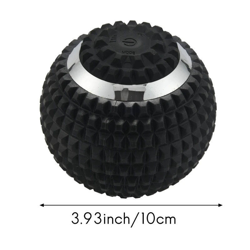 구매 전기 마사지 공 4 속도 진동 마사지 공 USB 충전식 마사지 롤러 훈련 요가 피트 니스 거품 롤러