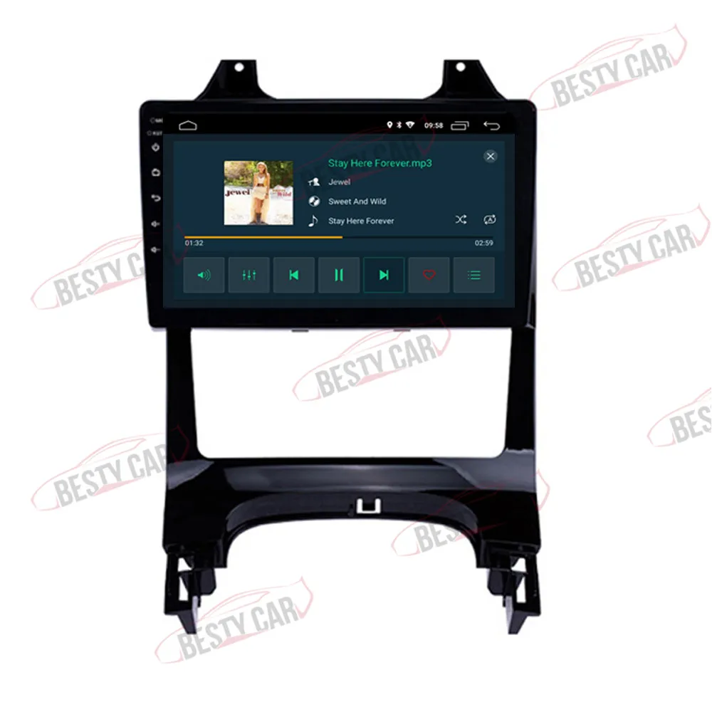 9 &quotAndroid 0 Автомобильный мультимедийный плеер стерео радио gps навигация для peugeot