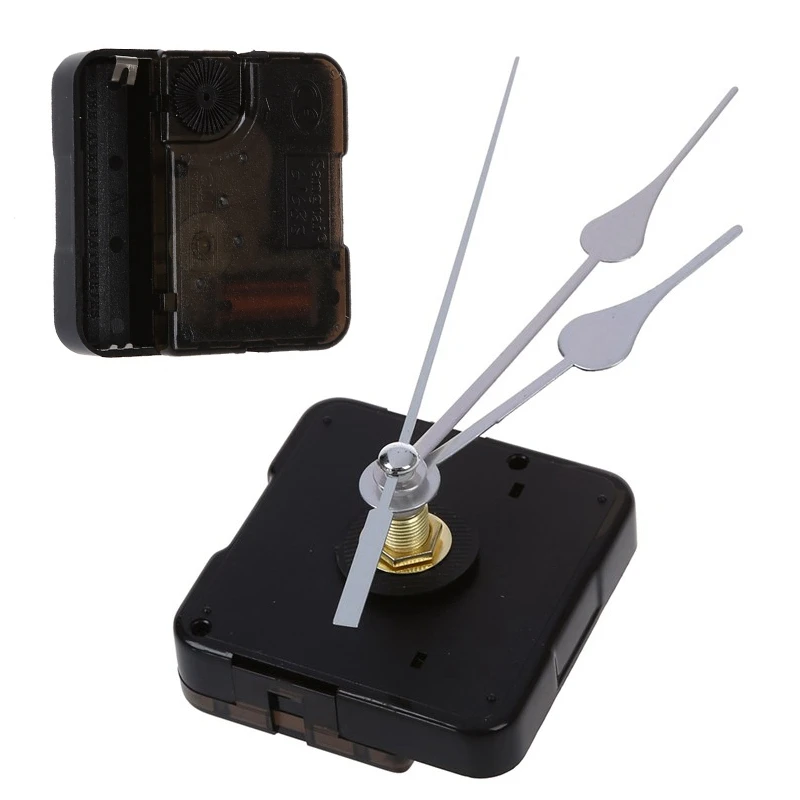 2 шт часовой механизм DIY Набор инструментов с черной часовой минутной красной секундной стрелкой и серебряной минутной секундной стрелкой DIY для
