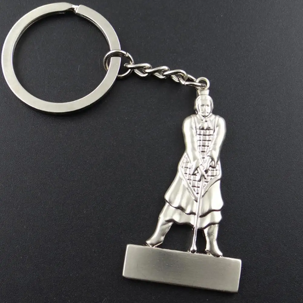 Крутой автомобиль брелок из цинкового сплава Terra-Cotta воин Форма Брелок Сумочка