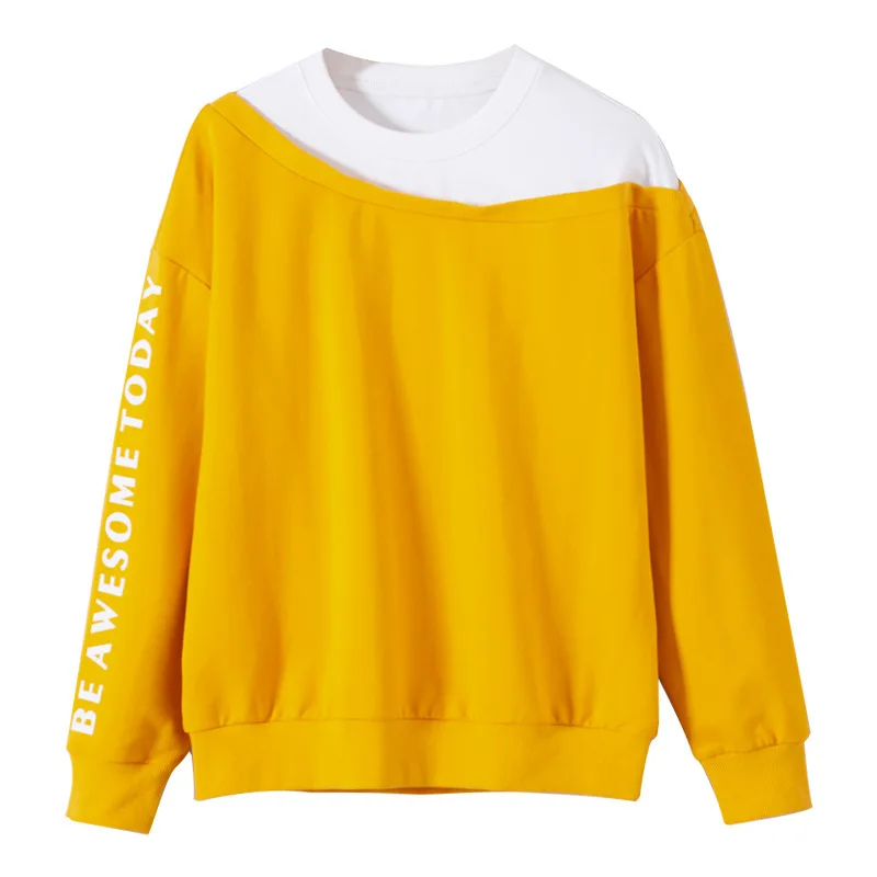 Цветные одинаковые худи с круглым вырезом и длинными рукавами из искусственной