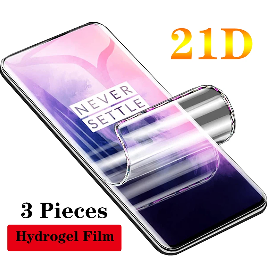 

Гидрогелевая пленка 3 шт. для Oneplus 8 7 7 T Pro N100, защитная пленка для экрана из ТПУ, One Plus 9 Pro, пленка для Oneplus 7 T, 6T, 5T, 7 T, 5, 6