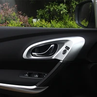 abs matte for renault kadjar 2016 2017 2018 2019 lhd car door bowl handle cover trim sticker styling interior accessories 4pcs