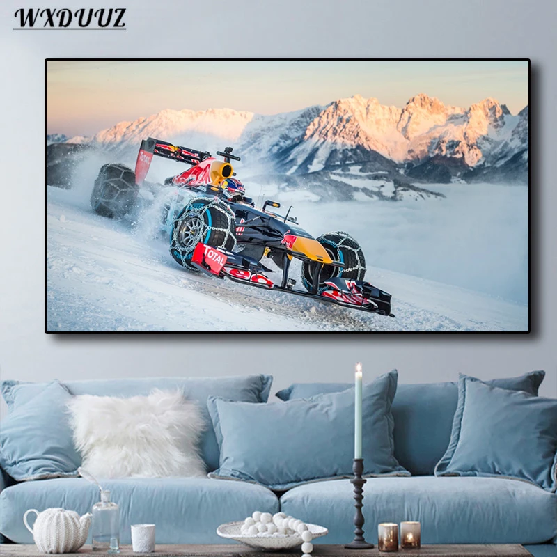 2021 F1 формула Mclaren World постер с чемпионом Racing Lauda Clark украшение автомобиля