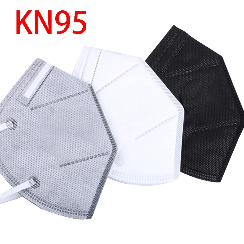 Серые белые черные маски со ртом для лица kn95 маска с фильтром из активированного