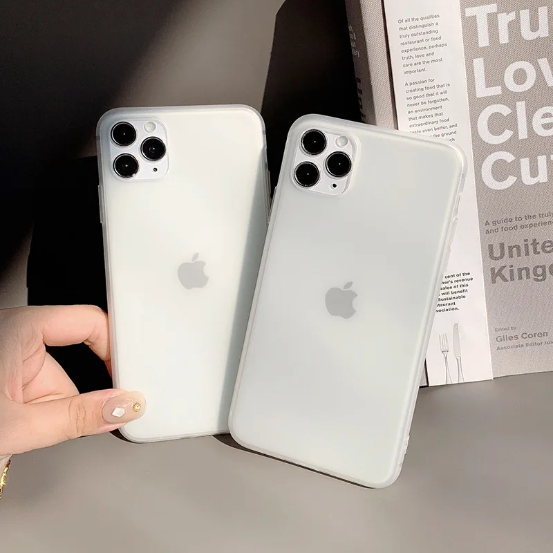 Классический черно-белый матовый ТПУ чехол для телефона iphone6 7 8 11 XR X XS защитный