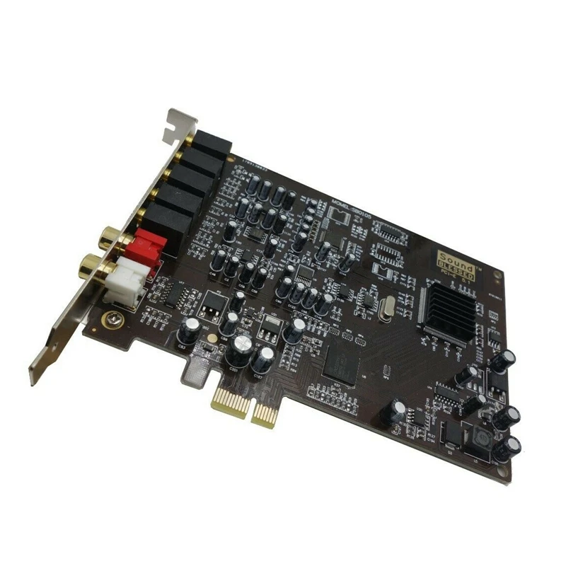 5 1 звуковая карта PCI Express E встроенный двойной выходной интерфейс для пк windows