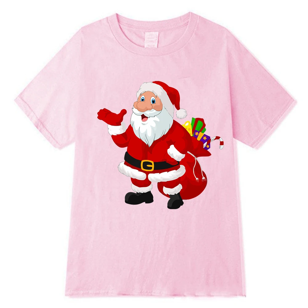 

Kawaii Santa Claus Printing T-shirt for Woman/man