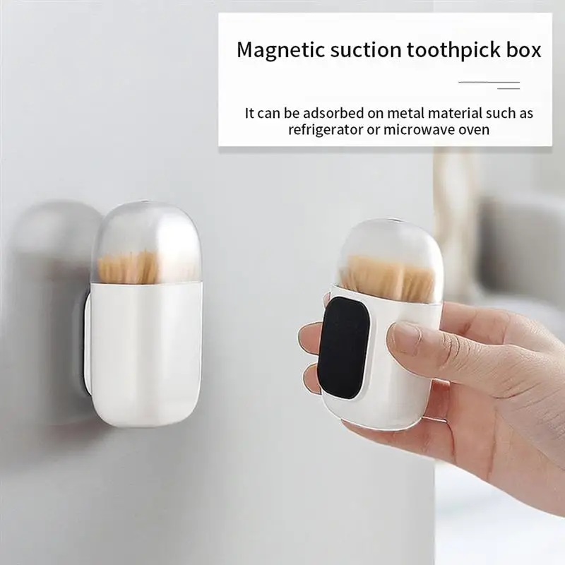 Магнитная коробка для ватных палочек из хлопка держатель в форме бутона база