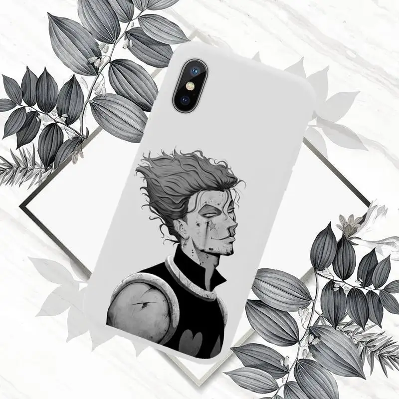 

Hisoka hunter x hunter Phone Case White Candy Color for iPhone 11 12 mini pro XS MAX 8 7 6 6S Plus X SE 2020 XR