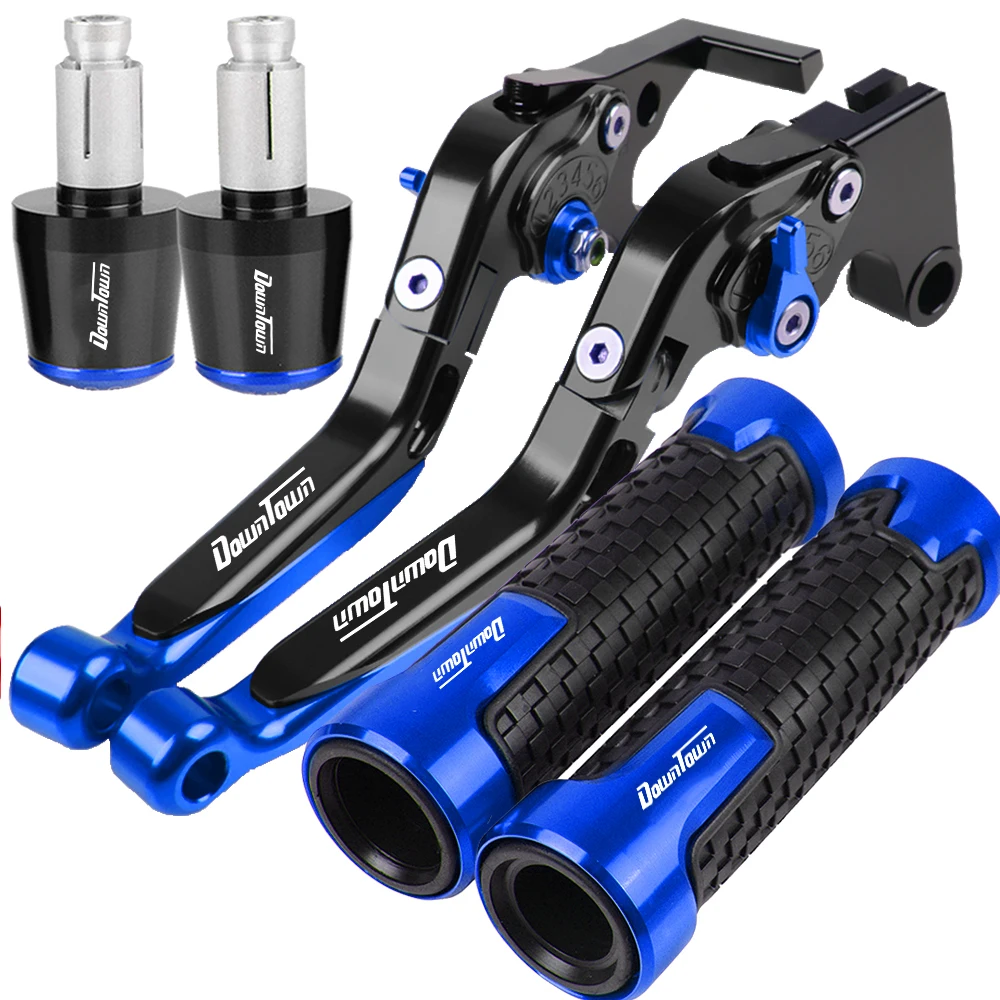 

For YAMAHA Motorcycle DOWNTOWN 125 200 300 350 ALL YEARS Brake Clutch Lever Handlebar Handle Grip Ends DOWNTOWN 2021 2020 2019
