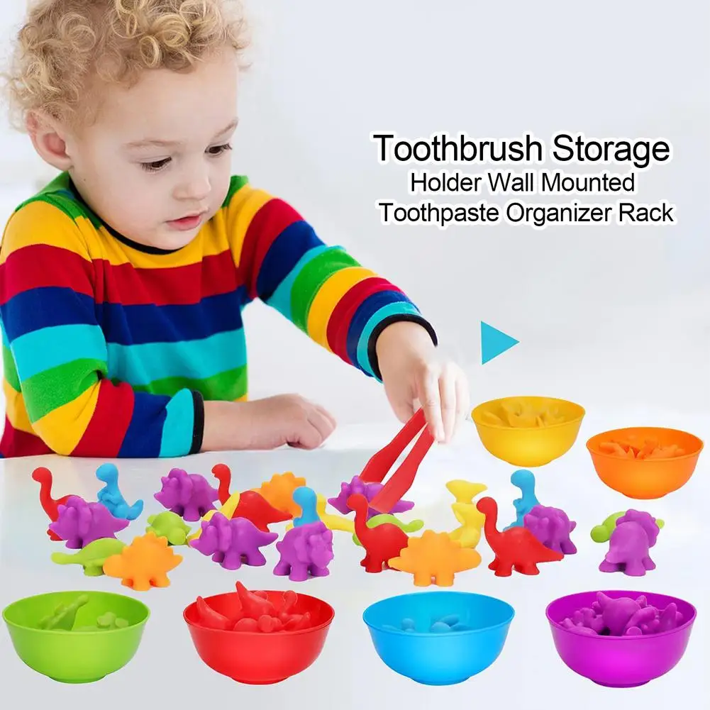 

Montessori Math Cognitive Counting Sorting Toy Counting Dinosaur Color Weights Sensory Toys Baby Educational Toys Games Children