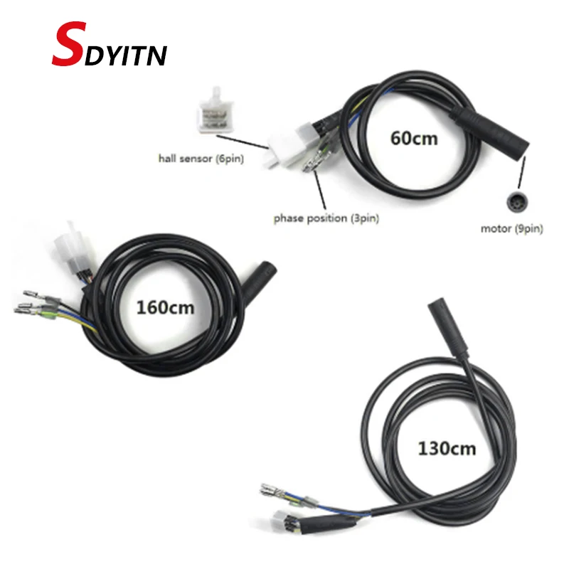 SDYITN мотор преобразования Удлинительный кабель 9 Pin 250 Вт/350 Вт/500 Вт конверсии линии