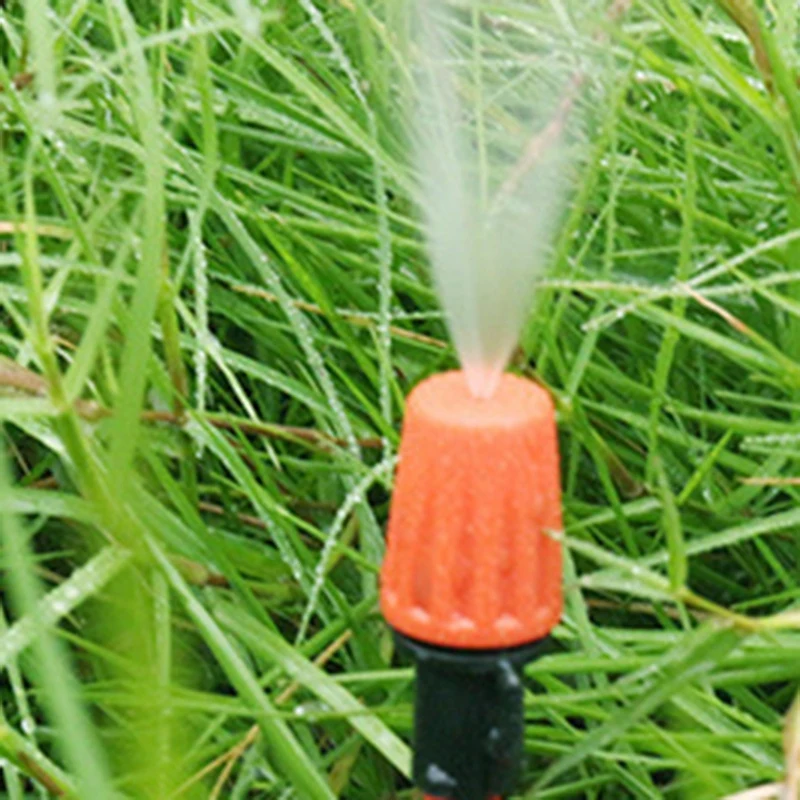 

50PC Oblique Nozzle Drip Spray Integrated Adjustable Nozzle Atomization Nozzle Drip Irrigation Garden Accessories