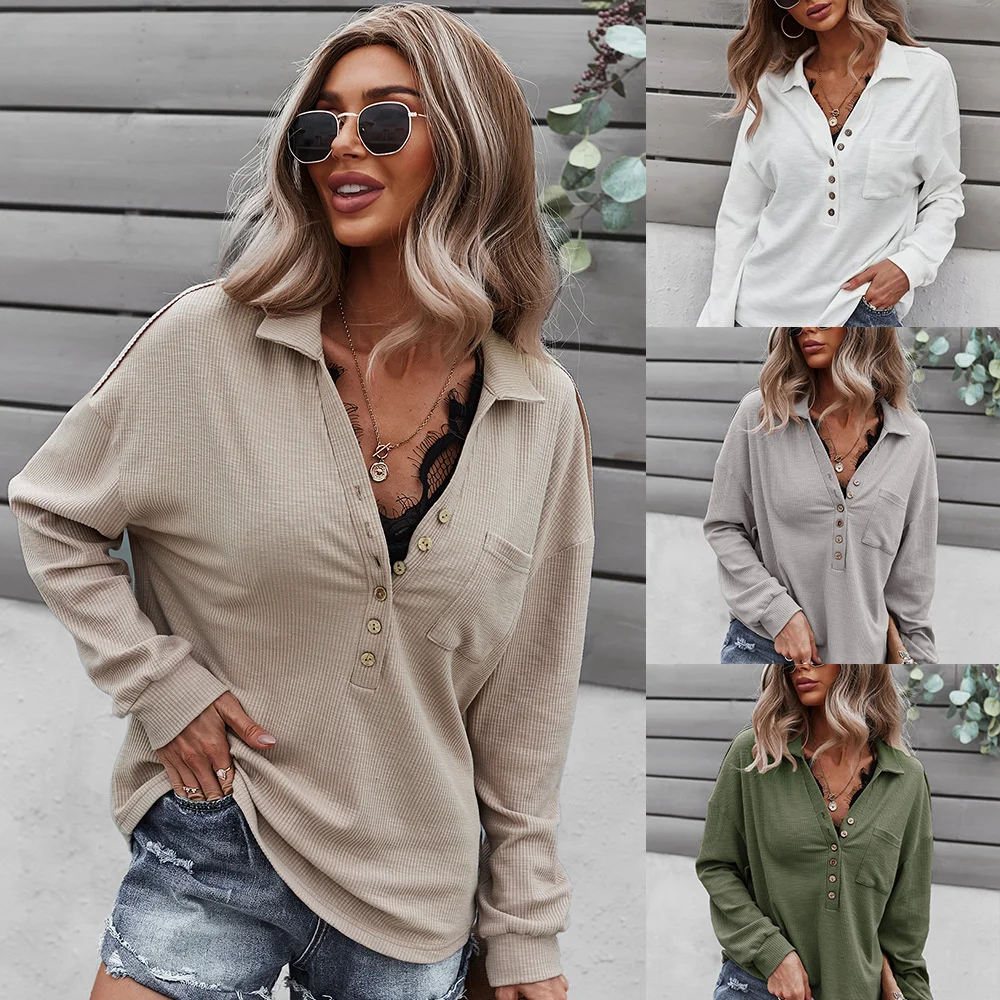 

2021independent Research and Development of New Autumn and Winter Women's Clothing Fashion Elegant Long Sleeve Sweater Sexy Top