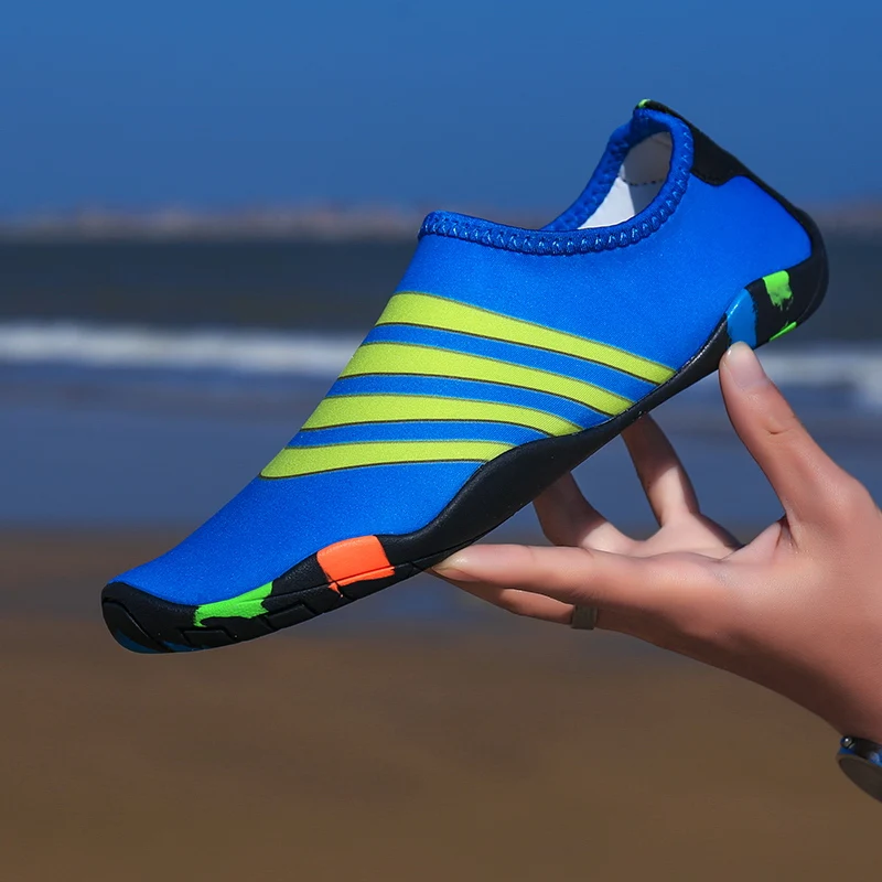 Недорогая женская и Мужская Летняя обувь Aqua пляжная для серфинга с резиновой